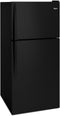 Whirlpool 30-inch Wide Top Freezer Refrigerator - 18 cu. ft. - Black-Washburn's Home Furnishings