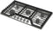 Whirlpool 36-inch Gas Cooktop with EZ-2-Lift Hinged Cast-Iron Grates - Stainless Steel-Washburn's Home Furnishings