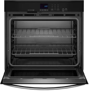 Whirlpool 5.0 Cu. Ft. Single Self-Cleaning Wall Oven - Stainless Steel-Washburn's Home Furnishings