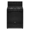 Whirlpool 5.1 Cu. Ft. Freestanding Gas Range with Edge to Edge Cooktop - Black-Washburn's Home Furnishings