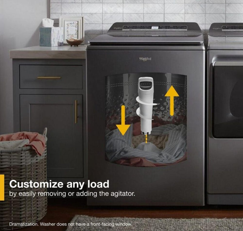 Whirlpool 5.2 - 5.3 cu. ft. Top Load Washer with 2 in 1 Removable Agitator-Washburn's Home Furnishings