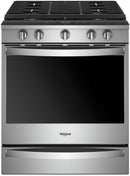 Whirlpool 5.8 cu. ft. Smart Slide-in Gas Range with Air Fry - Fingerprint Resistant Stainless Steel-Washburn's Home Furnishings