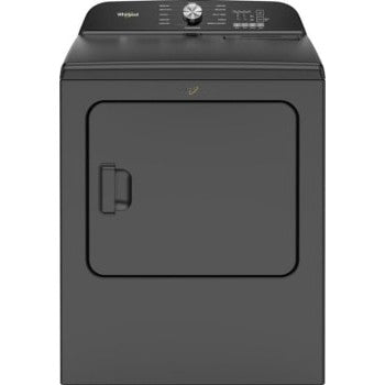 Whirlpool 7.0 Cu. Ft. Top Load Electric Dryer with Moisture Sensor in Volcano Black-Washburn's Home Furnishings