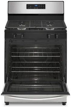 Whirlpool® 5.1 Cu. Ft. Freestanding Gas Range w/Broiler Drawer in Stainless Steel-Washburn's Home Furnishings