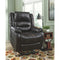 Yandel - Black - Power Lift Recliner-Washburn's Home Furnishings