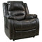 Yandel - Black - Power Lift Recliner-Washburn's Home Furnishings