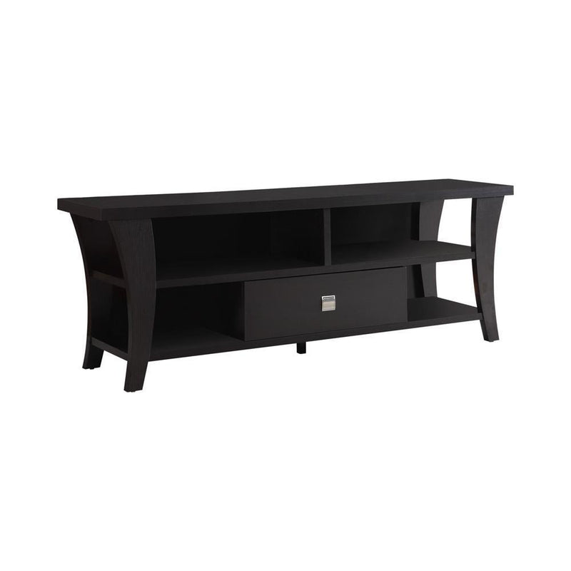 1-drawer Tv Console - Black-Washburn's Home Furnishings