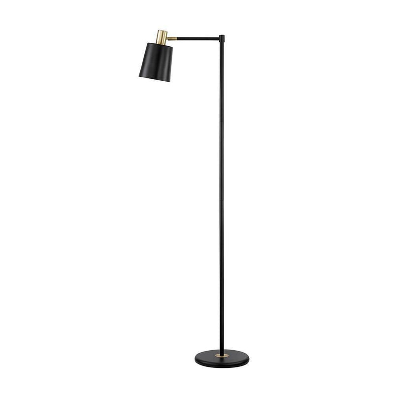 1-light Floor Lamp - Black-Washburn's Home Furnishings