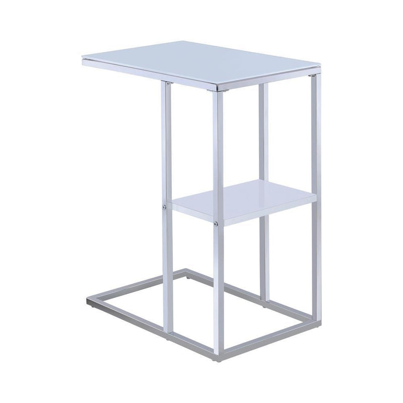 1-shelf Accent Table - White-Washburn's Home Furnishings