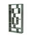 10-shelf Geometric - Bookcase - Gray-Washburn's Home Furnishings