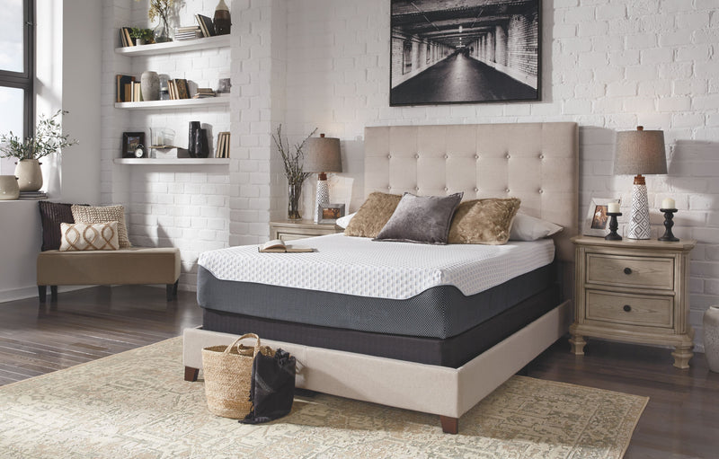 12 Inch Chime Elite - White/gray - Queen Mattress-Washburn's Home Furnishings