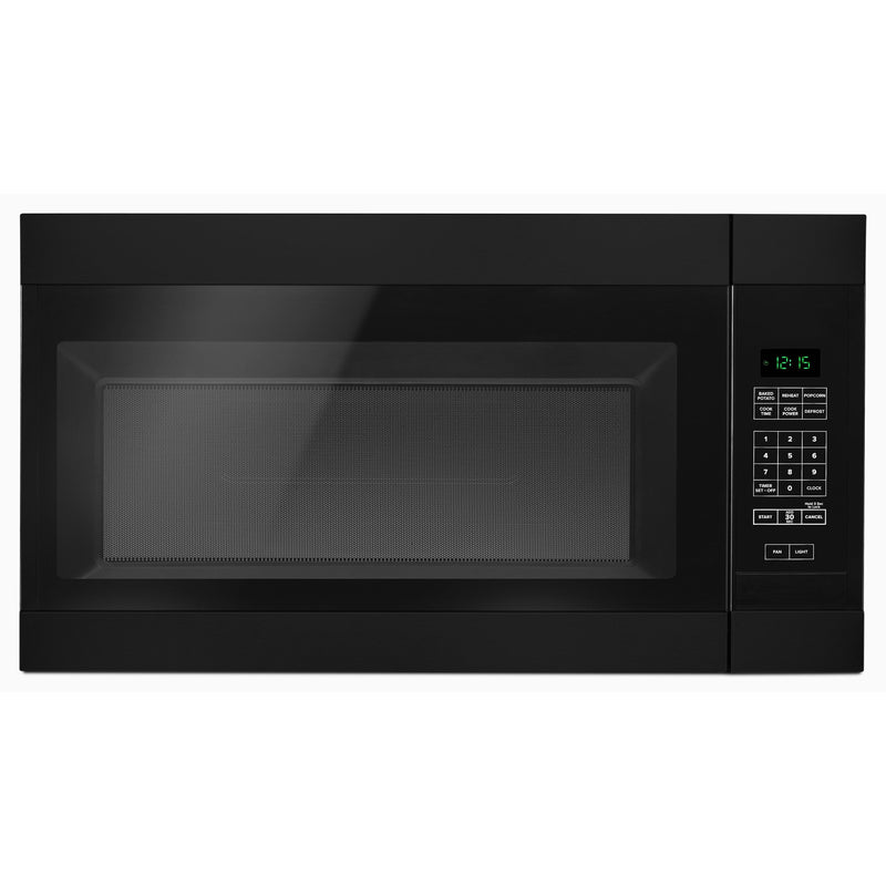 Amana 1.6cf Over-the-Range Microwave in Black-Washburn's Home Furnishings