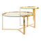 2 Piece Nesting Table - Yellow-Washburn's Home Furnishings