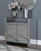 2-door Mirrored Accent Cabinet - Pearl Silver-Washburn's Home Furnishings