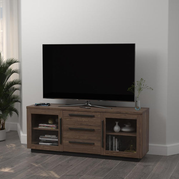 2-door Tv Console - Brown-Washburn's Home Furnishings