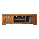 2-door Tv Console - Light Brown-Washburn's Home Furnishings