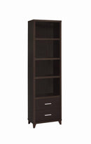 2-drawer Media Tower - Brown-Washburn's Home Furnishings