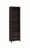 2-drawer Media Tower - Brown-Washburn's Home Furnishings