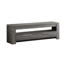 2-drawer Tv Console - Weathered Grey-Washburn's Home Furnishings