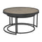 2-piece Round Nesting Tables - Brown-Washburn's Home Furnishings