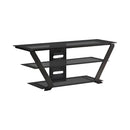 2-tier Tv Console - Black-Washburn's Home Furnishings