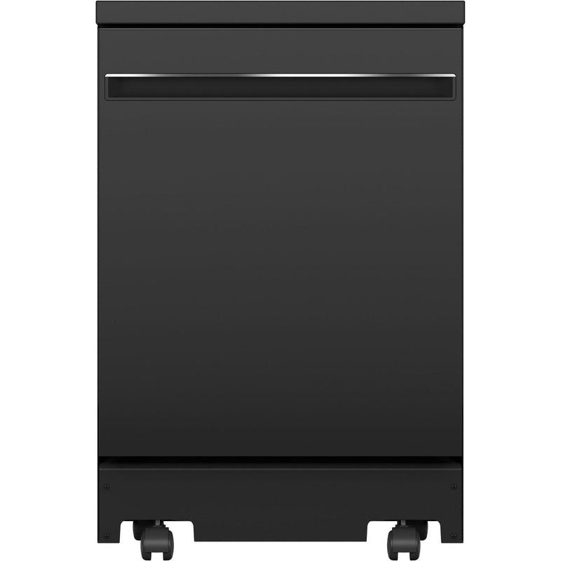 24 in. Black Portable Dishwasher with 12 Place Settings Capacity and 54 dBA-Washburn's Home Furnishings