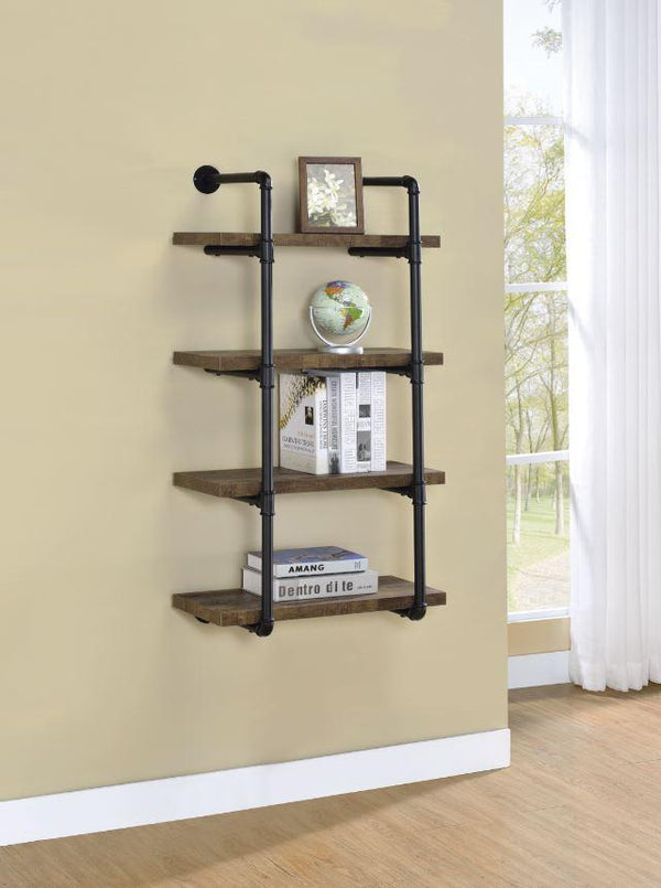 24-inch Wall Shelf - Brown-Washburn's Home Furnishings