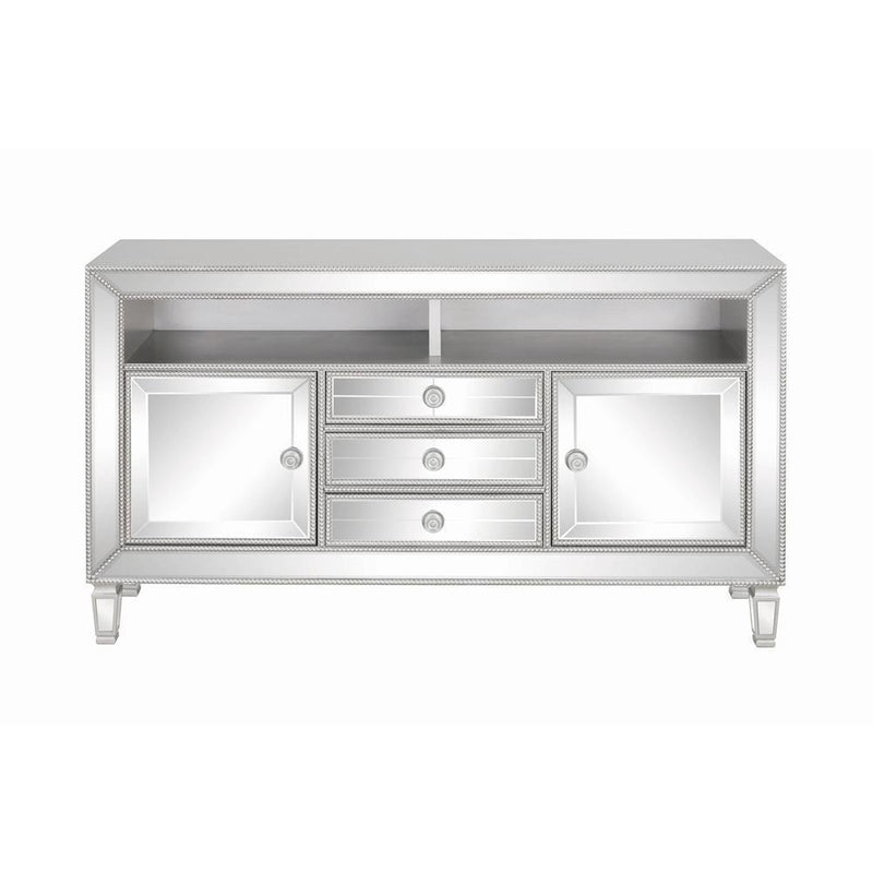 3-drawer Tv Console - Pearl Silver-Washburn's Home Furnishings