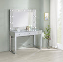 3-drawer Vanity With Lighting - Pearl Silver-Washburn's Home Furnishings