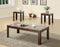 3-piece Faux Marble Top Occasional Set - Brown-Washburn's Home Furnishings