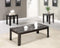 3-piece Faux-marble Top Occasional Table Set - Black-Washburn's Home Furnishings