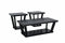 3-piece Squared Base Table Set - Black-Washburn's Home Furnishings