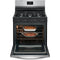 30" Gas Freestanding Range, Cont Grates Manual Clean - Stainless-Washburn's Home Furnishings