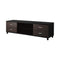 4-drawer And 1-shelf Tv Console - Brown-Washburn's Home Furnishings