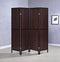 4-panel Folding Screen - Brown-Washburn's Home Furnishings