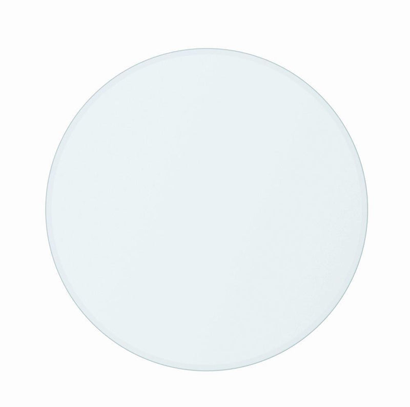 48" Round Glass Table Top - Clear-Washburn's Home Furnishings