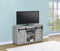 48-inch 3-shelf Sliding Doors Tv Console - Grey Driftwood-Washburn's Home Furnishings