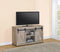 48-inch 3-shelf Sliding Doors Tv Console - Weathered Oak-Washburn's Home Furnishings