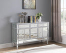 5-drawer Accent Cabinet - Pearl Silver-Washburn's Home Furnishings