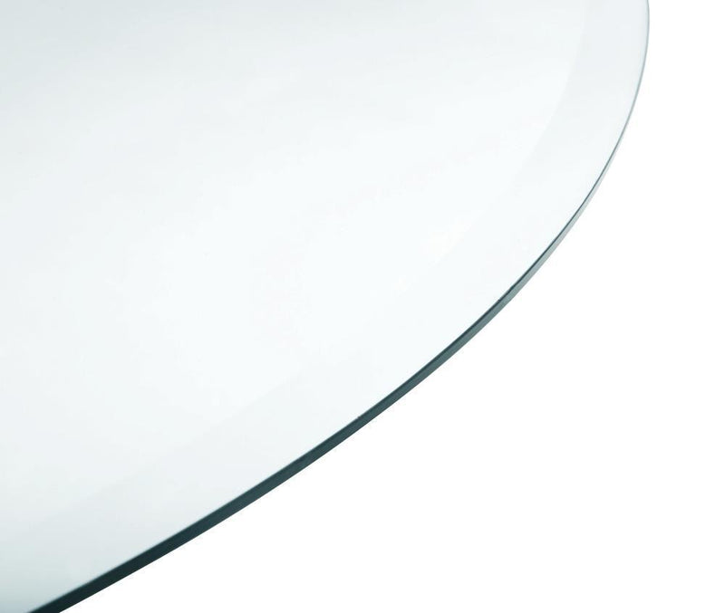 50" Round Glass Table Top - Clear-Washburn's Home Furnishings