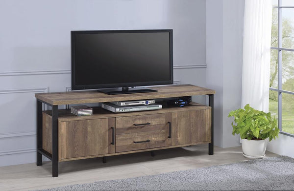 59" Tv Console - Rustic Oak-Washburn's Home Furnishings