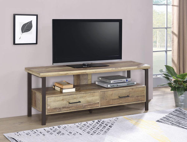 59" Tv Console - Weathered Pine-Washburn's Home Furnishings