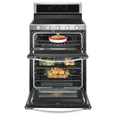 6.0 Cu. Ft. Gas Double Oven Range with EZ-2-Lift™ Hinged Grates-Washburn's Home Furnishings