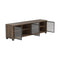 71" Tv Console - Aged Walnut & Black-Washburn's Home Furnishings