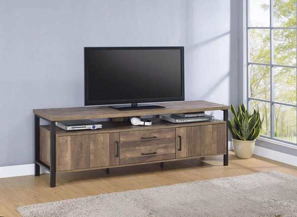 71" Tv Console - Rustic Oak-Washburn's Home Furnishings