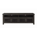 72" 4-door Tv Console - Black-Washburn's Home Furnishings