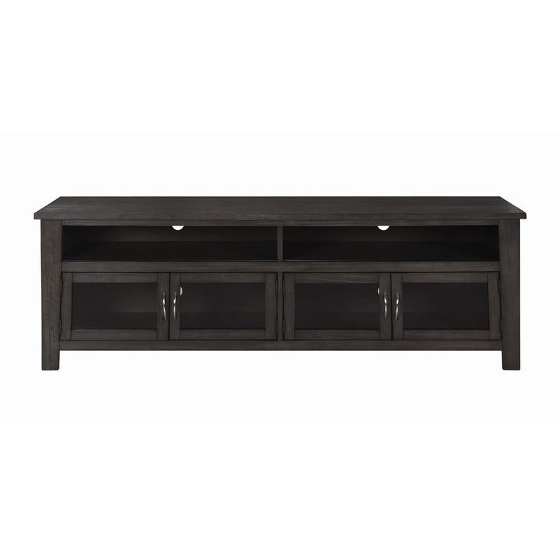 72" 4-door Tv Console - Black-Washburn's Home Furnishings