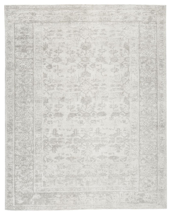 Abanish - Gray/cream - Large Rug-Washburn's Home Furnishings