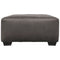 Aberton - Gray - Oversized Accent Ottoman-Washburn's Home Furnishings