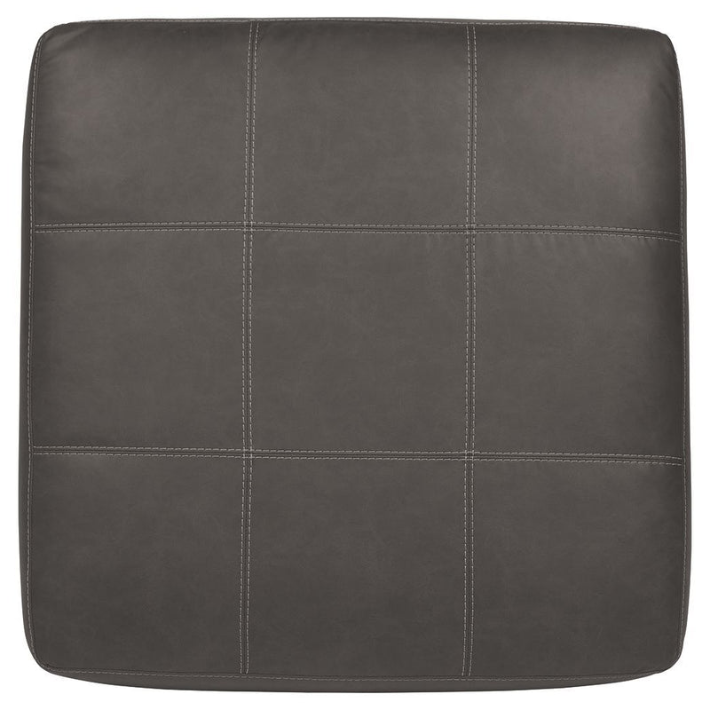 Aberton - Gray - Oversized Accent Ottoman-Washburn's Home Furnishings